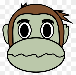 Ape Gorilla Monkey Emoji Macaque - Monkey Emoji Clipart