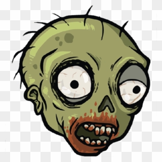 Quirky App Of The Day Slam Explode - Zombie Face Cartoon Png Clipart