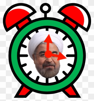 Time Running Out For Rouhani Clipart