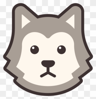 Shih Tzu - Wolf Emoji Clipart