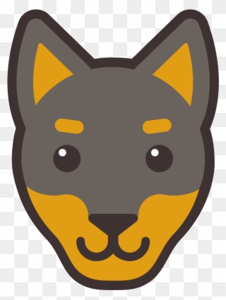 Dislike - Scary - Cute Cartoon Dog Clipart