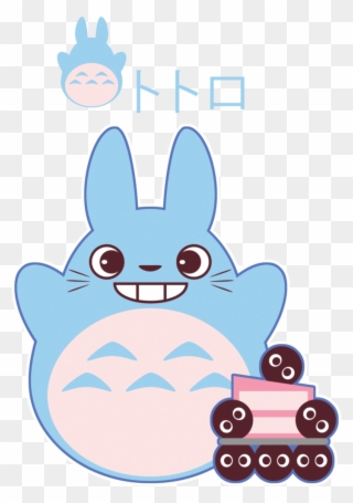 Chibi Blue Totoro Gift By Itachi Roxas - Totoro Chibi Png Clipart