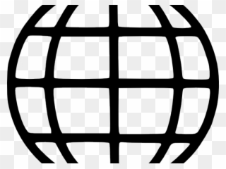 Www Clipart Internet Symbol - Internet Clipart Black And White - Png Download