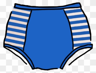 Women's Original Sailor Stripe Panel Pants - Woolbabe Dusk Clipart