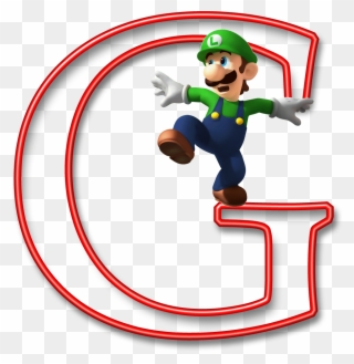 Alfabeto Mario Bros - Nintendo Logo With Mario Clipart