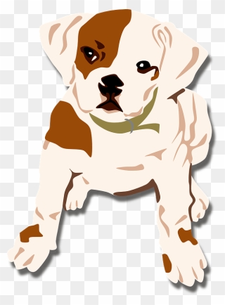 Bulldog Puppy Clipart - Puppy - Png Download
