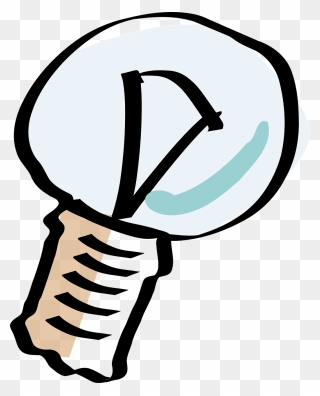 House, Home, Cartoon, Light, Electric, Bulb, Lighting - Cartoon Light Bulb Off Clipart