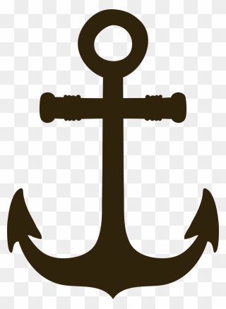 Brown Simple Anchor Png Download - Ancora Png Clipart
