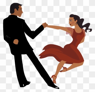 Tango Ballroom Dance Latin Dance Salsa - Latin Dancers Clipart - Png Download