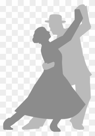Starlite Ballroom Ballroom Dance Tango Partner Dance - Couple Dancing Silhouette Gif Clipart