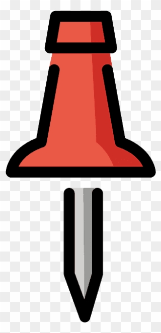 Pushpin Emoji Clipart - Png Download