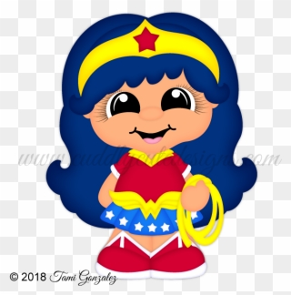 Transparent Supergirl Clipart - Cute Wonder Woman Pages - Png Download