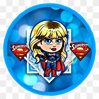 Supergirl Icon Sticker Art By Stevensondrawings - Cartoon Clipart