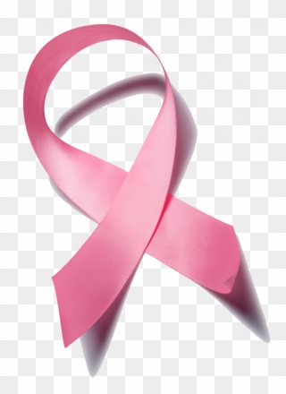 Pink Bow Breast Cancer Clipart