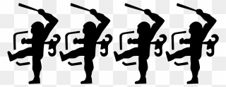 Human And White - Police Brutality Silhouette Clipart