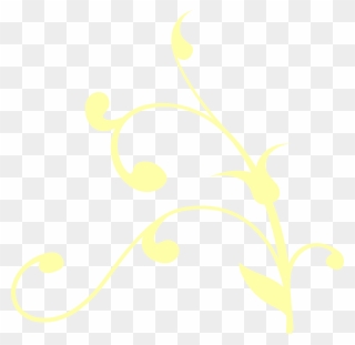 Yellow Swirl Clip Art At Clker - Tree Branch Clip Art - Png Download