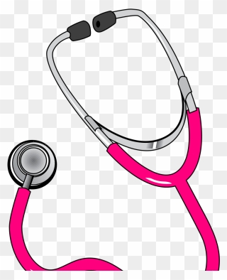 Stethoscope Drawing With Parts Clipart