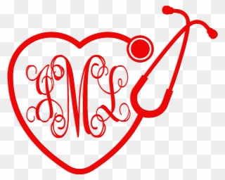 Stethoscope Heart Png - Heart Stethoscope Svg Free Clipart