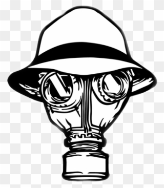 #psycho Realm - Gas Mask Psycho Realm Logo Clipart
