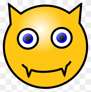 Yellow, Face, Smilies, Smiley, Devil, Smile, Tongue - Bored Smiley Clipart