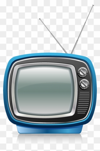 Square Clipart Old Fashioned Tv - Old Antenna Tv Clipart Png Transparent Png