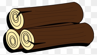 Wooden Cartoon Crowdbuild For - Logs Clipart - Png Download