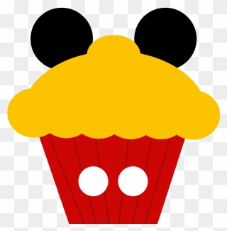 Minnie And Mickey Cupcakes Free Printable Notebook Clipart