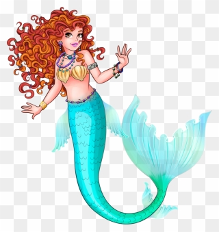Little Mermaid Fairy Tales Clip Art - Png Download
