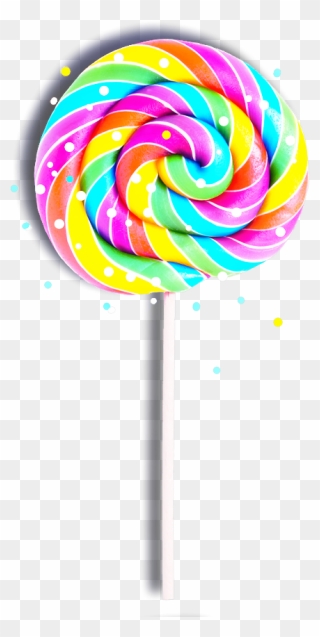 Transparent Lollipop Clipart - Swirl Lollipop Clipart - Png Download