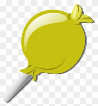 Lollipop Sweet Lolly Free Photo - Yellow Lolly Clipart