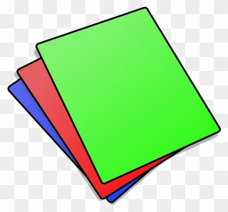 Stack Of Colored Paper Clipart - Png Download