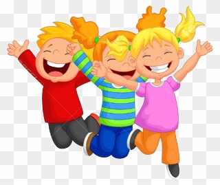 Kids Jumping Clipart Png For Kids - Happy Children Clip Art Transparent Png