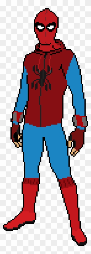Spider Man Homecoming Homemade Suit Drawing , Png - Spider Man Homecoming Drawing Clipart