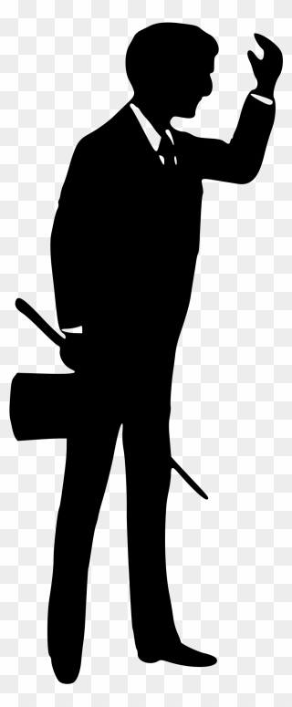 Gentleman Silhouette Clip Arts - Clipart Gentleman - Png Download