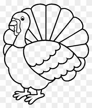 Turkey Cartoon Coloring Pages Clipart