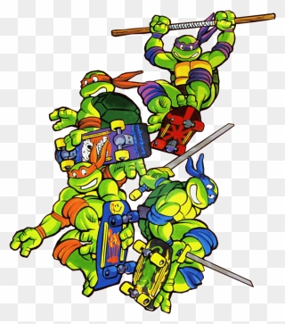 Teenage Mutant Art Turtles Heist In Character - Teenage Mutant Ninja Turtles The Arcade Game Clipart