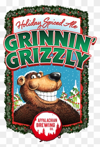 Grinnin-grizzly - Cartoon Clipart