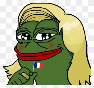 Pepe The Frog Download Free Clipart With A Transparent - Pepe The Frog Le Pen - Png Download