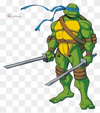 Leonardo Teenage Mutant Ninja Turtles Cartoon Clipart