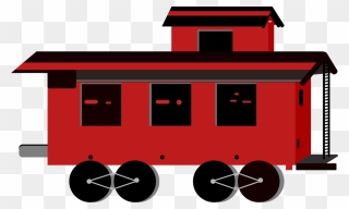 Caboose - Caboose - Cartoon Clipart - Full Size Clipart (#4459939 ...