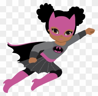 Pink Clipart Batgirl - Batgirl Clip Art - Png Download