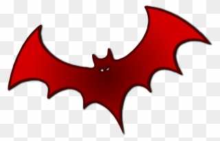 Red Bat Svg Clip Arts - Cave Is A Home For What Animal - Png Download