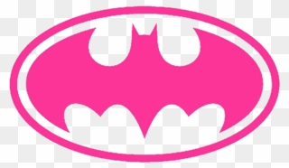 Pink Clipart Batgirl - Batman Logo - Png Download
