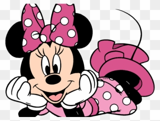 Minnie Mouse Clipart - Pink Minnie Mouse Cartoon - Png Download