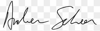 Signature Of Andrew Scheer - Andrew Signature Clipart