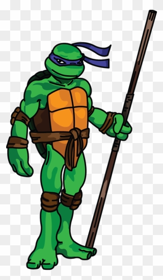 Transparent Teenage Mutant Ninja Turtles Faces Clipart - Donatello Ninja Turtle Drawing - Png Download