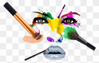 Transparent Makeup Logo Design Clipart