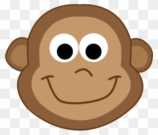 Picture Of Cartoon Monkeys - Monkey Face Clipart - Png Download