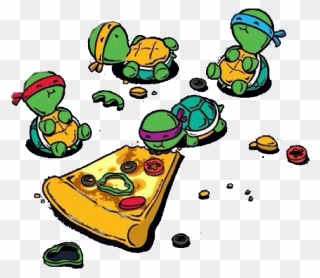 #ninja #turtle #pizza - Baby Ninja Turtles Drawing Clipart