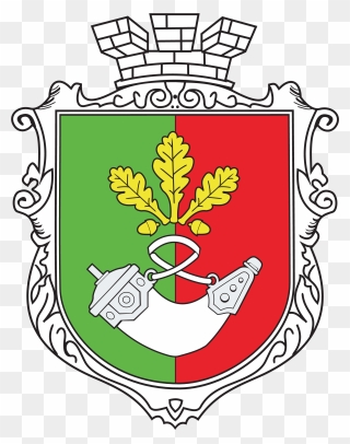 Coat Of Arms Of The City Of Krivoy Rog - Герб Кривого Рога Вектор Clipart